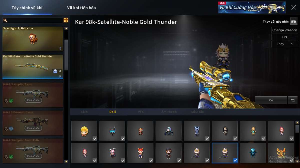 shop acc cf uy tin gia re
